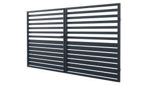 Double-leaf swing gate 3.5 m, Fen fence (1)