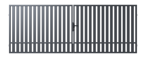 Double-leaf swing gate 4 m, Amida fence  (1) (1)