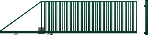 BELFAST BRAMA PRZESUWNA 150X400 automat lewa 6005.png