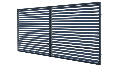 Double-leaf swing gate for dimension, Bryza fence