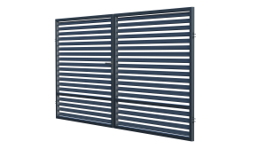 Double-leaf swing gate 3m, Bryza fence