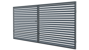 Double-leaf swing gate 4m, Bryza fence