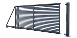 Sliding left gate 4m, Bryza fence