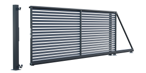 Sliding right gate 4m, Bryza fence (1)
