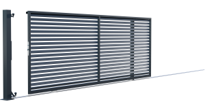 Unbalanced sliding gate for dimension, Bryza fence