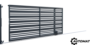 Universal unbalanced sliding gate with automation, Juga fence (1) (1)