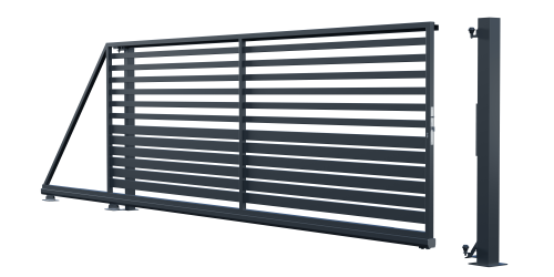 Universal sliding gate, Fen fence