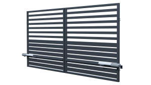 Double-leaf swing gate 3.5m with automation, Fen fence