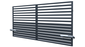 Double-leaf swing gate 4m with automation, Fen fence
